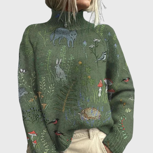 Pull à col roulé pour femmes
