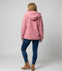 Felpa Teddy con Cappuccio in Pile da Donna