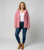 Felpa Teddy con Cappuccio in Pile da Donna
