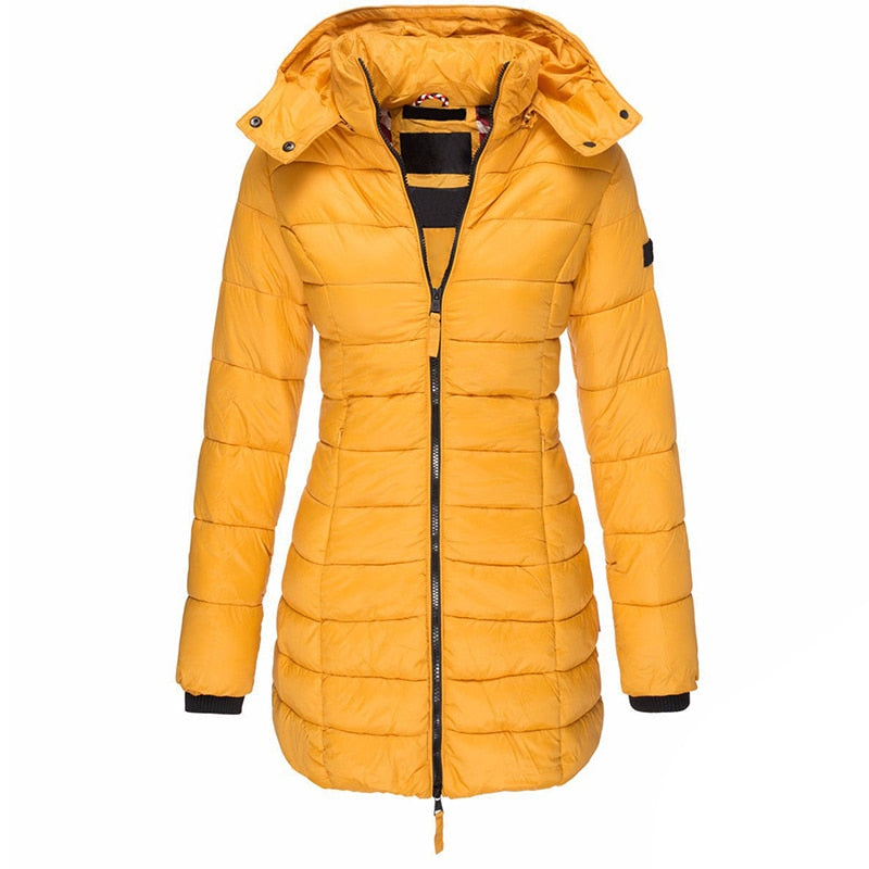 Parka Long Hiver à Capuche pour Femmes