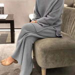 Completo in maglia a maniche lunghe da donna | Ideale per tutti i giorni