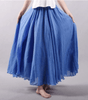 Gonna lunga in lino taglio A da donna | Ideale per l'estate