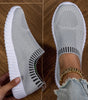 Sneakers Slip-On in Maglia Morbida da Donna