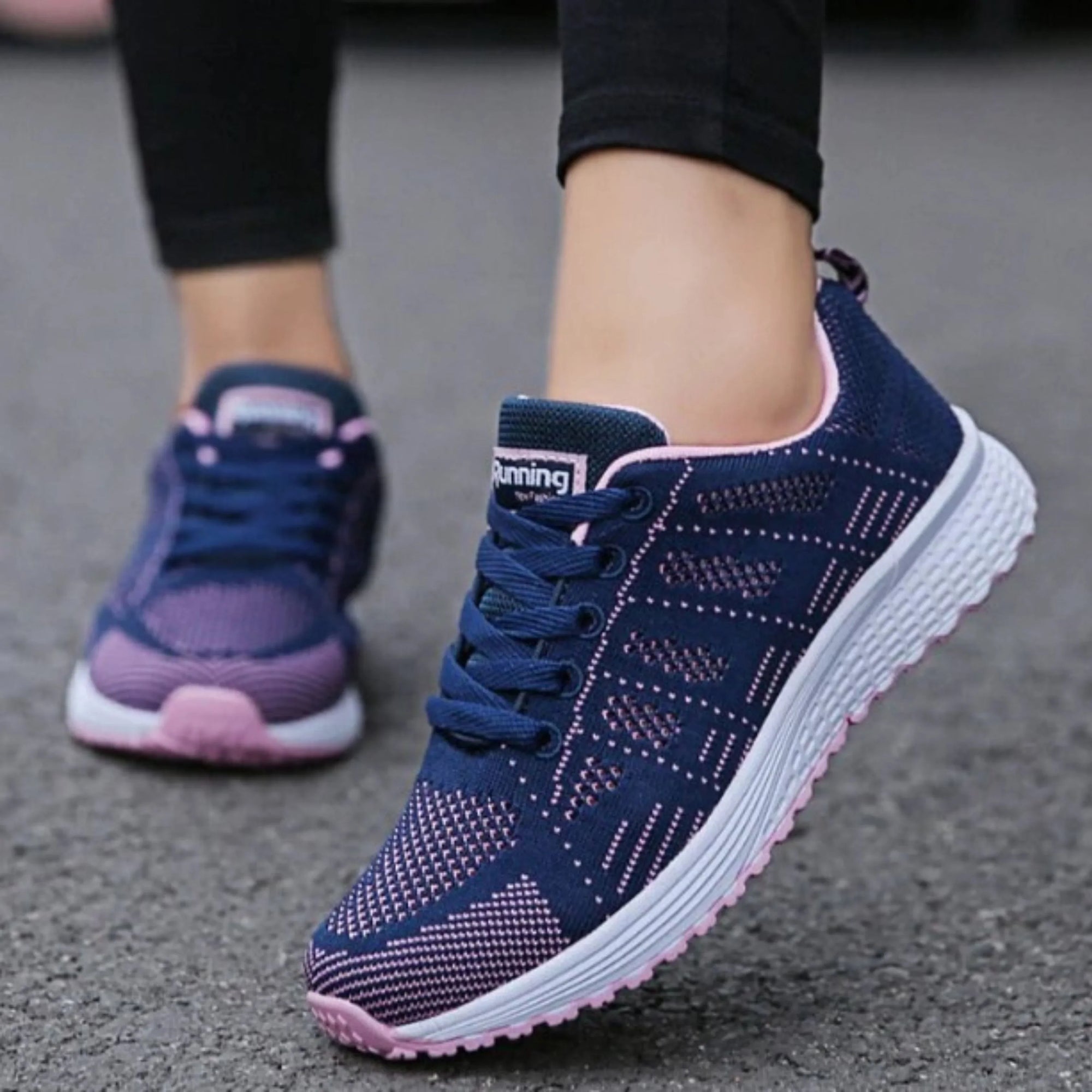 Canotta sportiva da corsa in mesh per donna