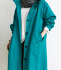 Cappotto lungo oversize con cappuccio da donna