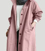 Cappotto lungo oversize con cappuccio da donna