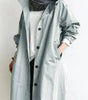 Cappotto lungo oversize con cappuccio da donna