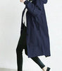 Cappotto lungo oversize con cappuccio da donna