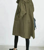 Cappotto lungo oversize con cappuccio da donna