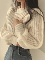Pull col rond pour Femme