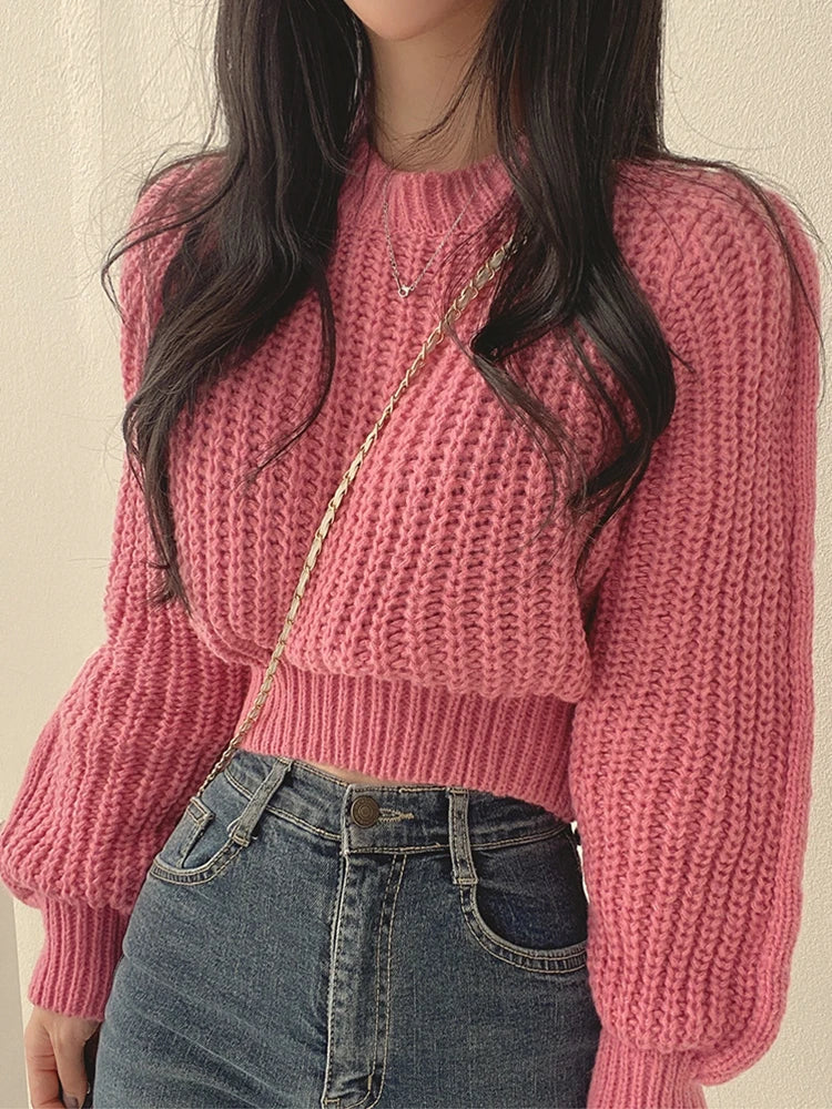 Pull col rond pour Femme