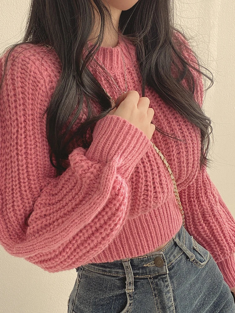 Pull col rond pour Femme