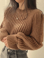 Pull col rond pour Femme