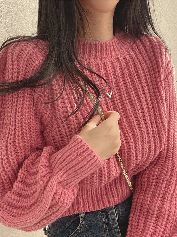 Pull col rond pour Femme