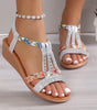 Sandali con zeppa e strass da donna | Ideali per le uscite