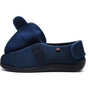 Chausson donna comfort per piedi larghi con chiusura a strappo in maglia