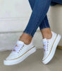 Sneakers con Dettaglio Dorato da Donna | Ideali per l'Uso Quotidiano