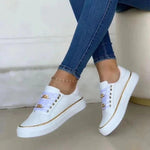 Sneakers con Dettaglio Dorato da Donna | Ideali per l'Uso Quotidiano