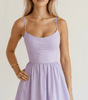 Vestito midi con scollo ascot e taglio svasato da donna | Ideale per l'estate