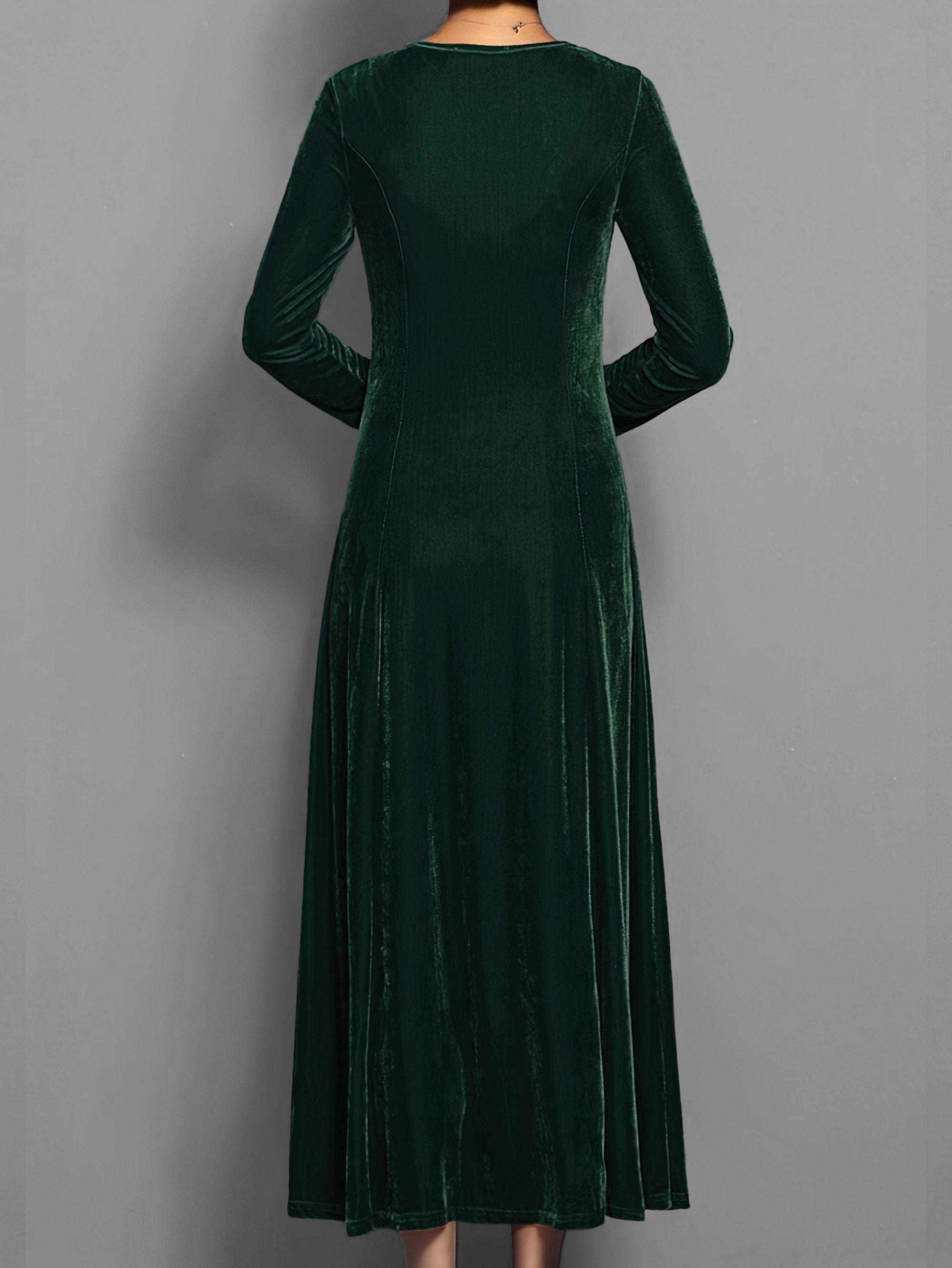 Robe Longue en Velours pour Femmes