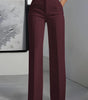 Pantaloni larghi a vita alta da donna