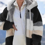 Felpa oversize con cappuccio da donna