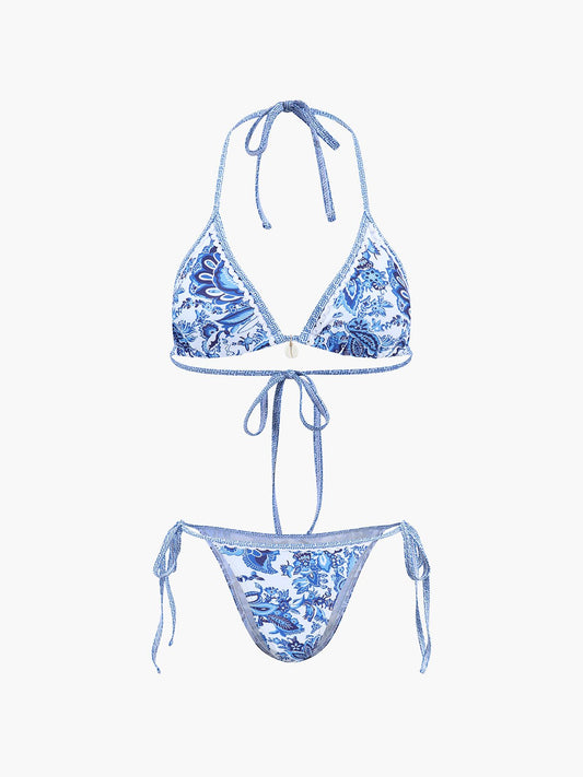 Bikini Halter Imprimé pour Femmes - Emilia Lane