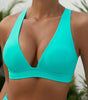Bikini-Top Triangle en V et Bretelles Larges pour Femme - Emilia Lane