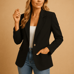 Blazer Classique à Une Boutonnière pour Femmes - Emilia Lane