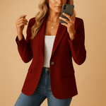 Blazer Classique à Une Boutonnière pour Femmes - Emilia Lane