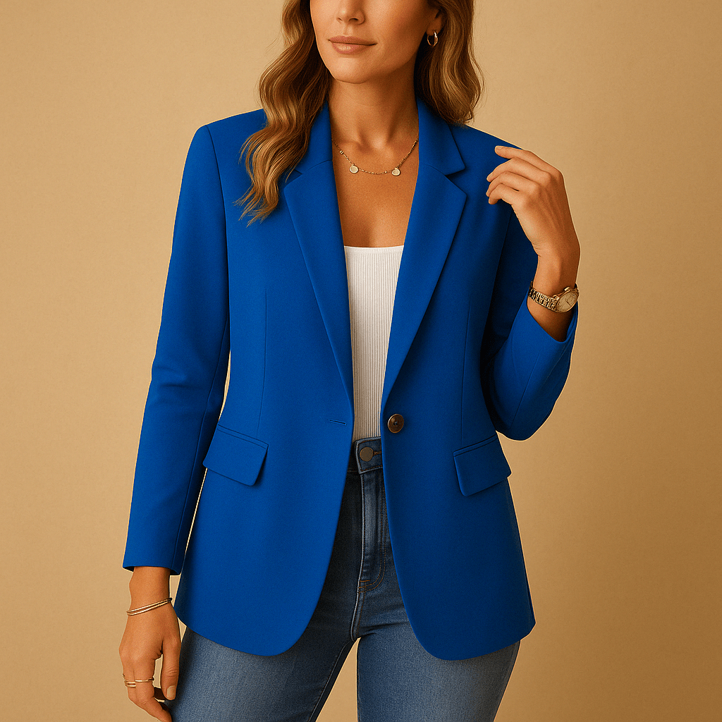 Blazer Classique à Une Boutonnière pour Femmes - Emilia Lane