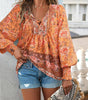 Blouse d'été à imprimé floral pour femmes - Emilia Lane