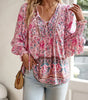 Blouse d'été à imprimé floral pour femmes - Emilia Lane