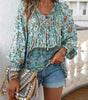 Blouse d'été à imprimé floral pour femmes - Emilia Lane