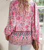 Blouse d'été à imprimé floral pour femmes - Emilia Lane