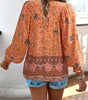 Blouse d'été à imprimé floral pour femmes - Emilia Lane