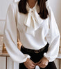 Blouse élégante à col noué pour Femme - Emilia Lane