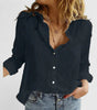 Blouse Longue en Lin et Coton à Boutons pour Femme | Idéale pour le Quotidien - Emilia Lane