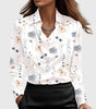 Blouse Satin à Manches Longues pour Femmes - Emilia Lane