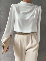 Blouse Satinée pour Femme - Emilia Lane