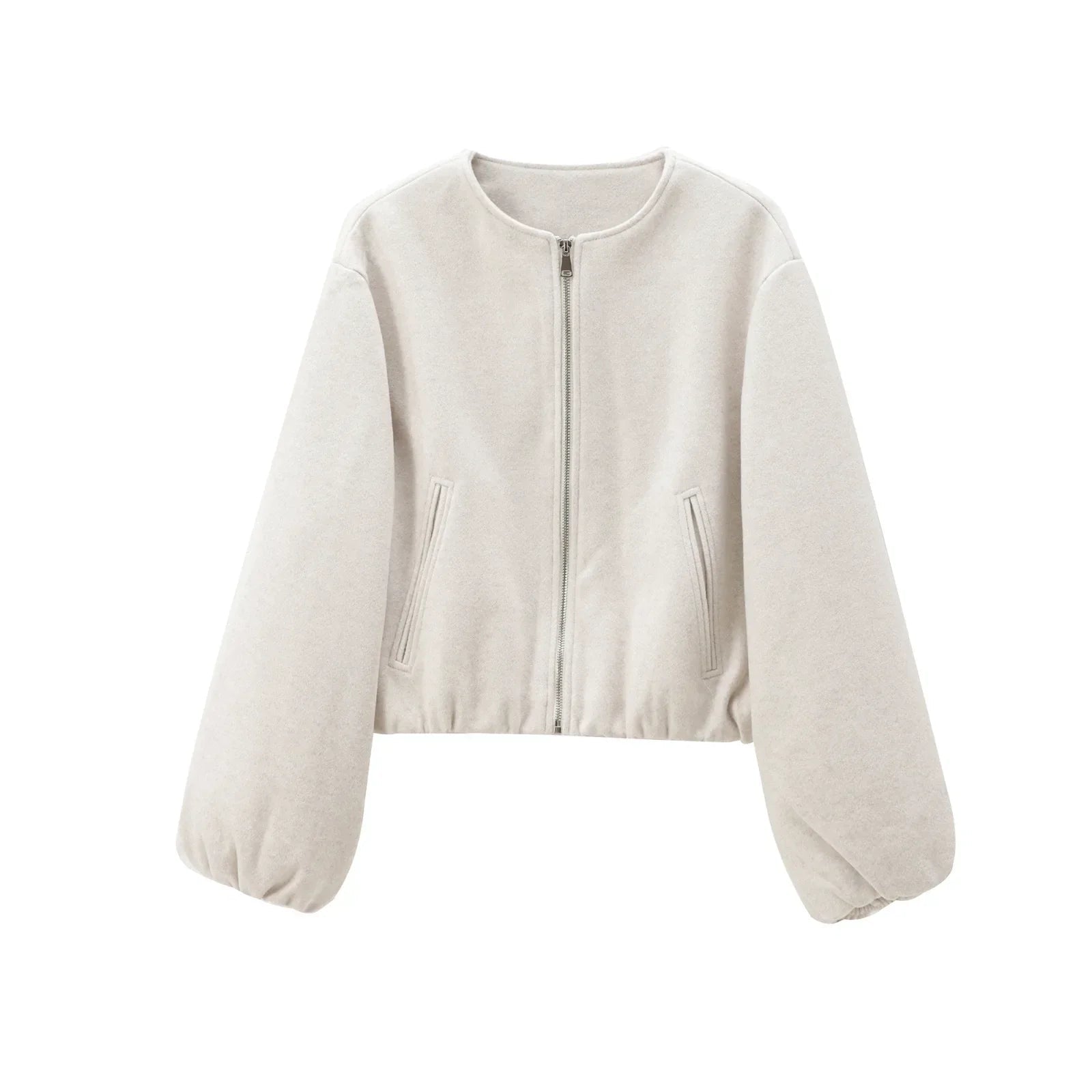 Blouson Bomber Femme Col Rond pour Femmes - Emilia Lane