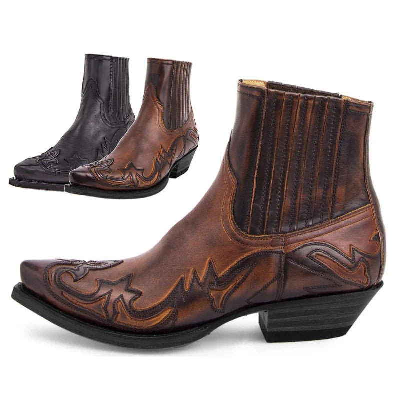 Bottes de Cowboy Mi - Mollet pour Femmes - Emilia Lane