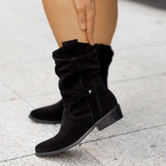 Bottes mi - mollet pour Femme - Emilia Lane