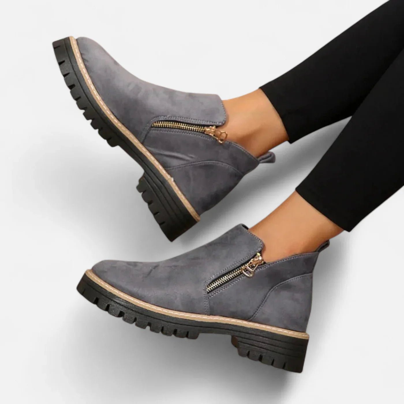 Bottines courtes à semelle crantée pour femmes - Emilia Lane
