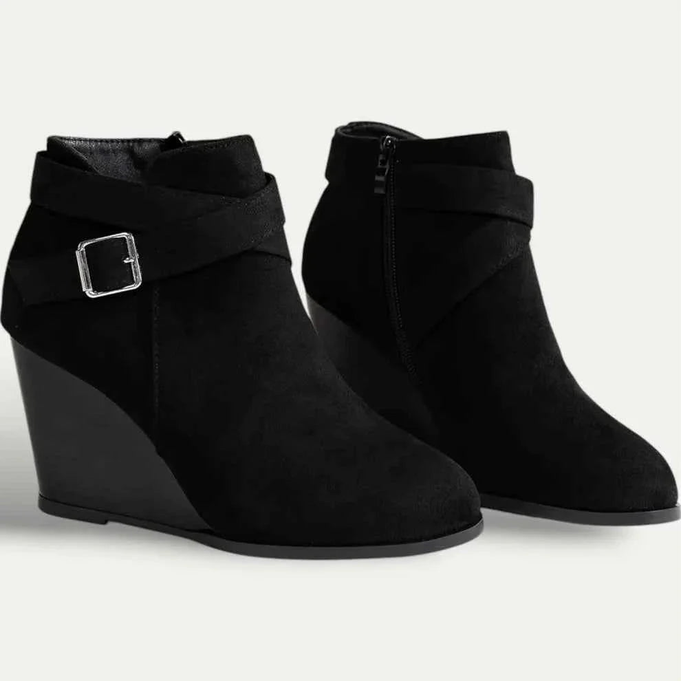 Bottines Martin À Talons Épais Pour Femme | Idéales Pour l'Automne - Emilia Lane