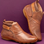 Bottines Plates Casual pour Femme avec Boucle et Velcro - Emilia Lane
