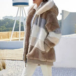 Felpa oversize con cappuccio da donna
