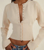 Cardigan boutonné ajusté pour femme - Emilia Lane