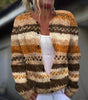 Cardigan en laine et coton à imprimé pour femmes - Emilia Lane