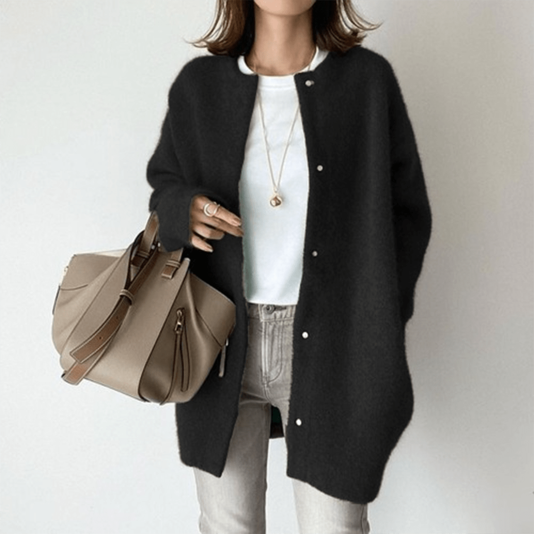 Cardigan en Maille avec Boutons pour Femmes - Emilia Lane